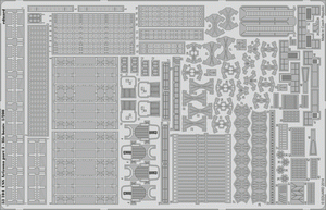Eduard 53104 USS Arizona part 3 - life boats TRUMPETER 1/200