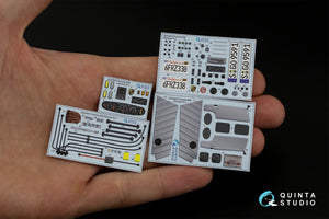 Quinta Studio QD24003 Porsche 959 3D-Printed &amp;amp; colored Interior on decal paper (Tamiya) 1/24 – image 4