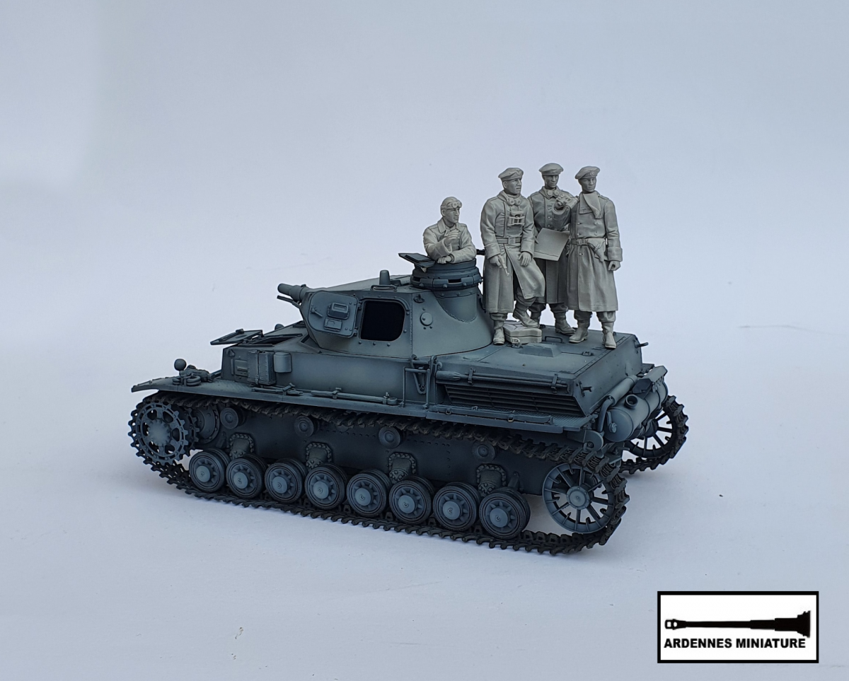 Ardennes Miniature 35041 GERMAN PANZER COMMANDER WW2 1/35 – zdjęcie 3