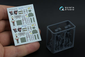 Quinta Studio QR+48093 GRU-7A early, 2 ejection seats for F-14 A (Hasegawa, GWH) 1/48 – immagine 3