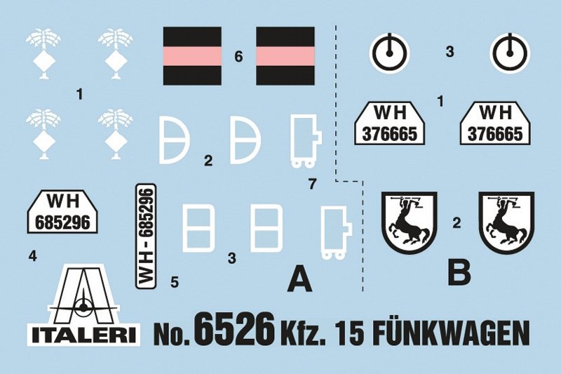 Italeri 6526 Kfz.15 FUNKWAGEN – zdjęcie 2