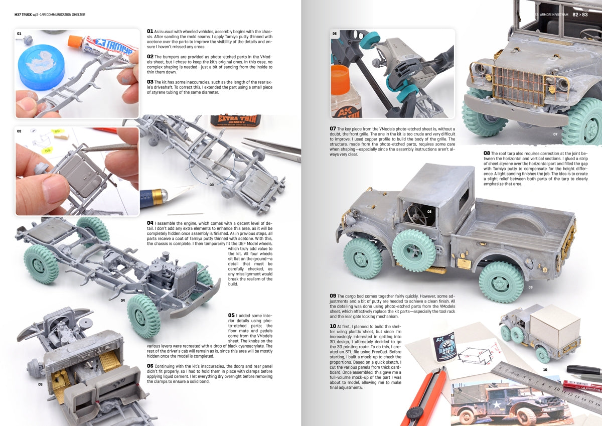 AK Interactive AK130029 U.S. ARMOR IN VIETNAM (English)