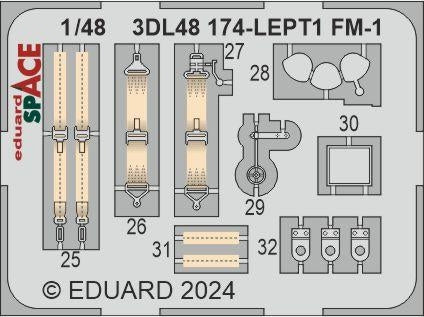 Eduard 3DL48174 FM-1 SPACE TAMIYA 1/48 – image 4