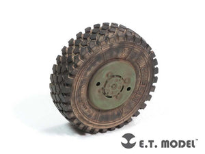 E.T. Model ER35-041 Modern U.S. M1070 Truck Tractor Weighted Road Wheels For HOBBYBOSS 85502 1/35 – zdjęcie 2