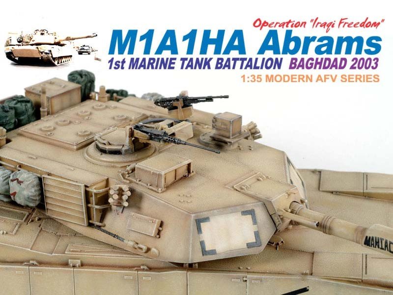 Dragon 3533 M1A1HA Abrams BAGHDAD 2003 1/35 – zdjęcie 2