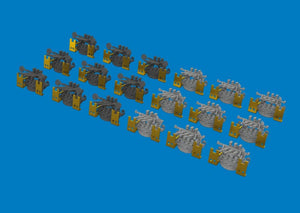 Eduard 653021 IJN Type 96 25mm AA Gun (Triple) 1/350 – zdjęcie 2