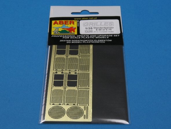 Aber 35G26 Grilles for german tank Standardpanzer E-75 or E-50 1/35 – zdjęcie 6