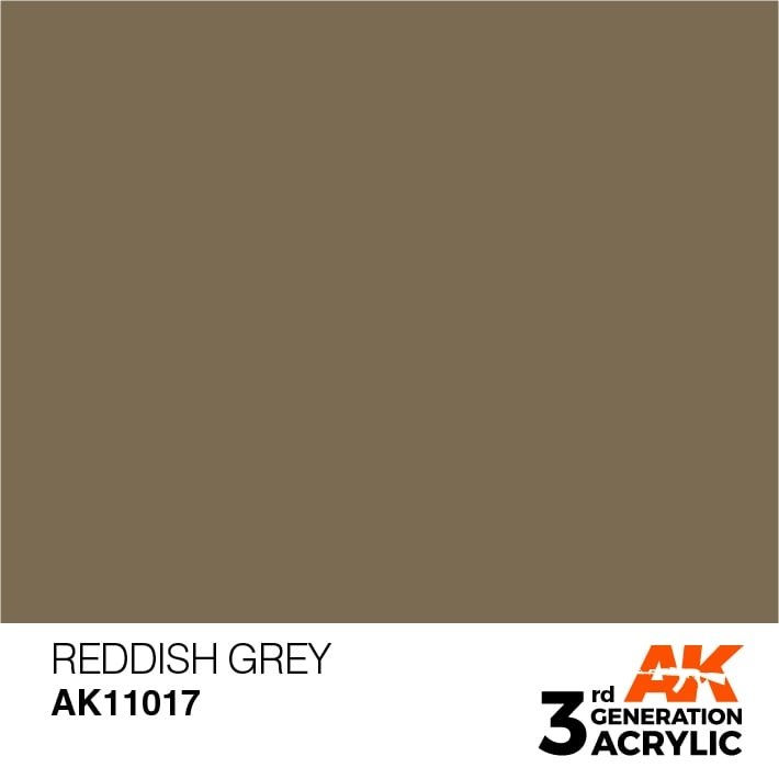 AK Interactive AK11017 Reddish Gray 17ml
