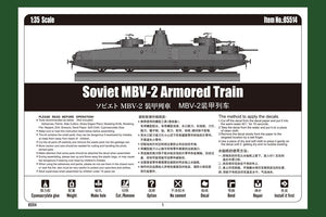Hobby Boss 85514 Soviet MBV-2 Armored Train 1/35 – image 4