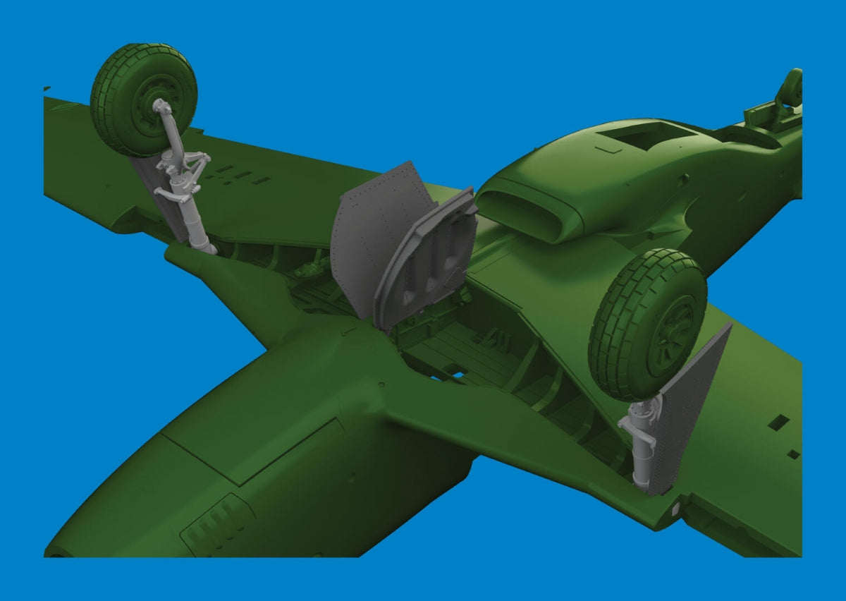 Eduard 672384 P-51D undercarriage legs PRINT EDUARD 1/72 – zdjęcie 4