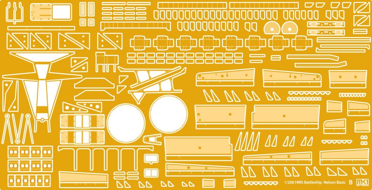 MK1 Design MD-20014 HMS Rodney Value Pack 1/200 – zdjęcie 6
