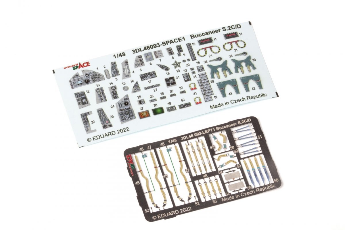 Eduard 3DL48093 Buccaneer S.2C/ D SPACE AIRFIX 1/48 – zdjęcie 2