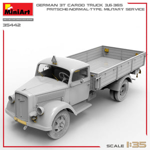 Miniart 35442 GERMAN 3T CARGO TRUCK 3,6-36S. PRITSCHE-NORMAL-TYPE. MILITARY SERVICE 1/35 – zdjęcie 8