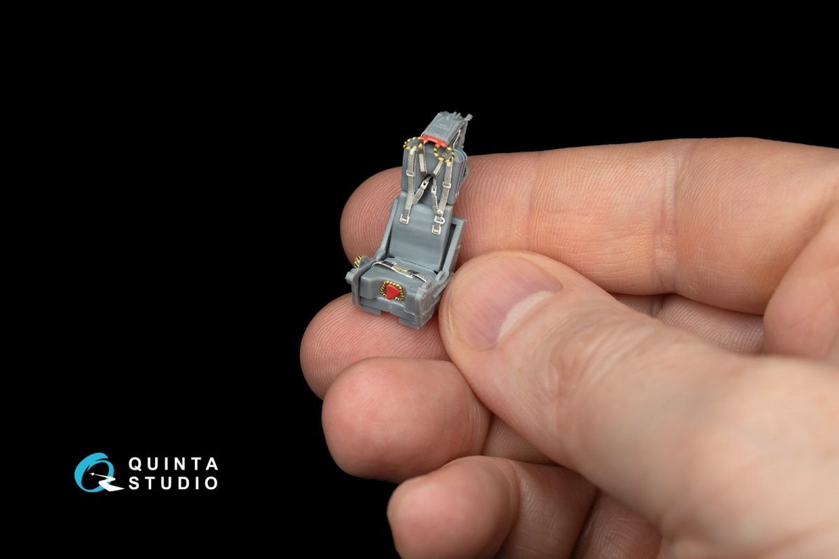Quinta Studio QD48130 F-4D early 3D-Printed &amp;amp; coloured Interior on decal paper (for ZM SWS kit) 1/48 – zdjęcie 3