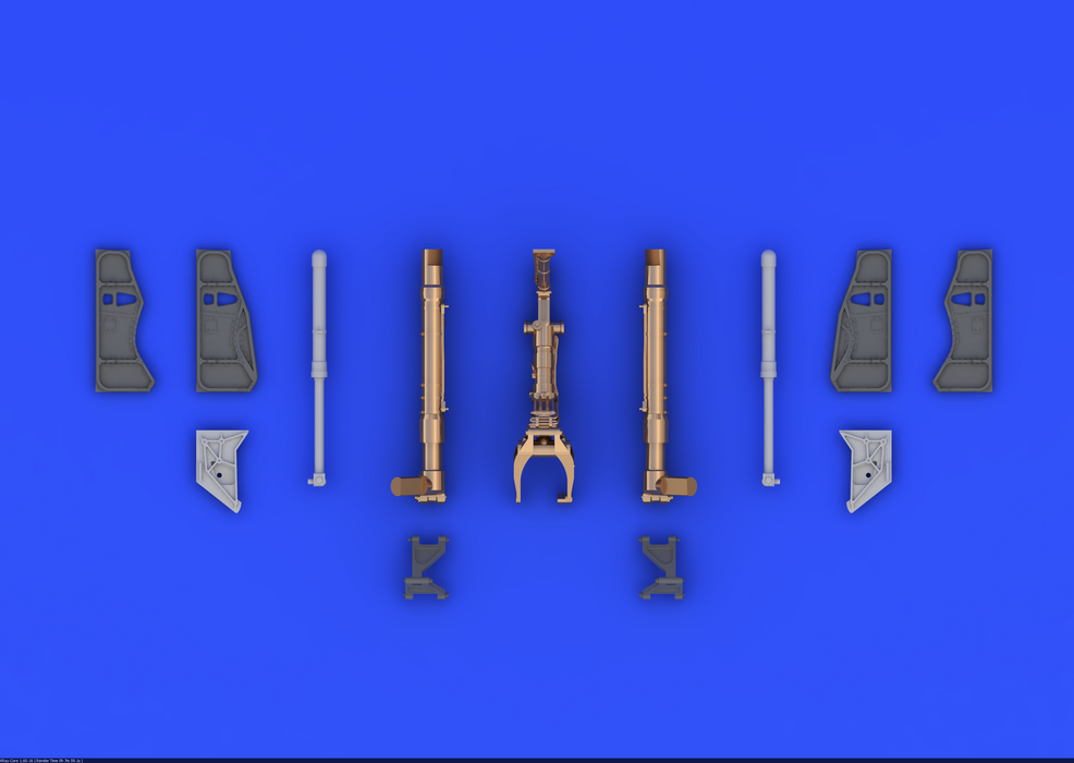 Eduard 648080 MiG-21 undercarriage legs BRONZE 1/48 (Eduard) – zdjęcie 2