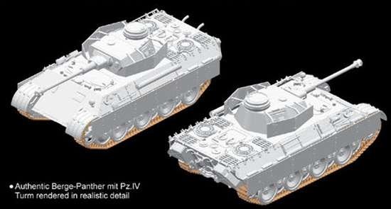 Dragon 7508 Berge-Panther mit Pz.Kpfw.IV Turm 1/72 – zdjęcie 14