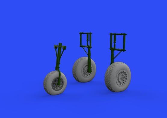 Eduard 632159 A-26 Invader wheels 1/32 HOBBY BOSS – Bild 3