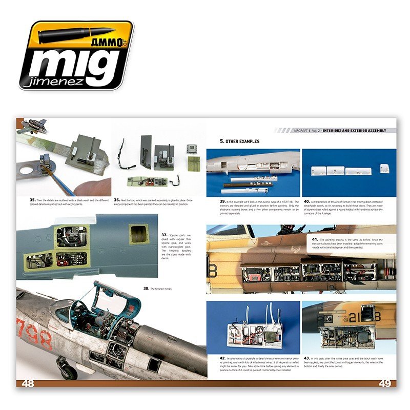 AMMO of Mig Jimenez 6051 ENCYCLOPEDIA OF AIRCRAFT MODELLING TECHNIQUES VOL.2 : INTERIORS AND ASSEMBLY (ENGLISH) – zdjęcie 6
