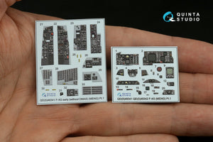 Quinta Studio QDS-48341 F-4G early 3D-Printed &amp;amp; coloured Interior on decal paper (Meng) (Small version) 1/48 – zdjęcie 4