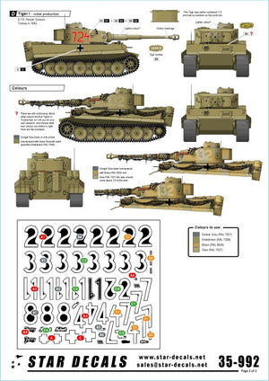 Star Decals 35-992 Afrika Tigers 1 1/35 – image 2
