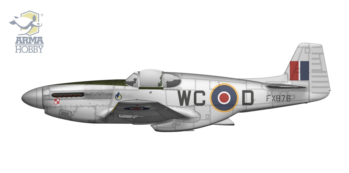 Arma Hobby 70069 P-51 B Mustang Deluxe Set 1/72 – zdjęcie 11