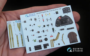 Quinta Studio QD32044 Spitfire Mk. IX 3D-Printed &amp;amp; coloured Interior on decal paper (for Revell kit) 1/32 – zdjęcie 2