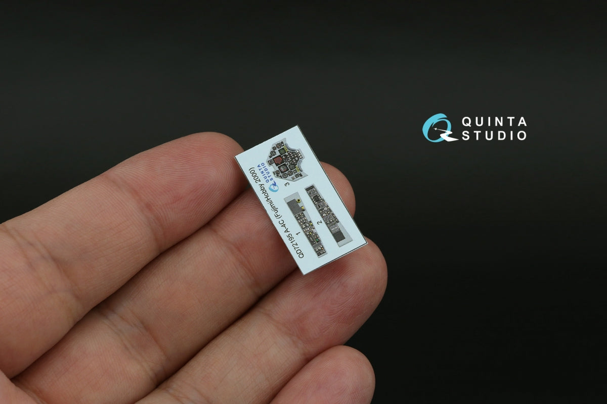 Quinta Studio QD72195 A-4C 3D-Printed &amp;amp; coloured Interior on decal paper (Fujimi/Hobby 2000) 1/72 – zdjęcie 5
