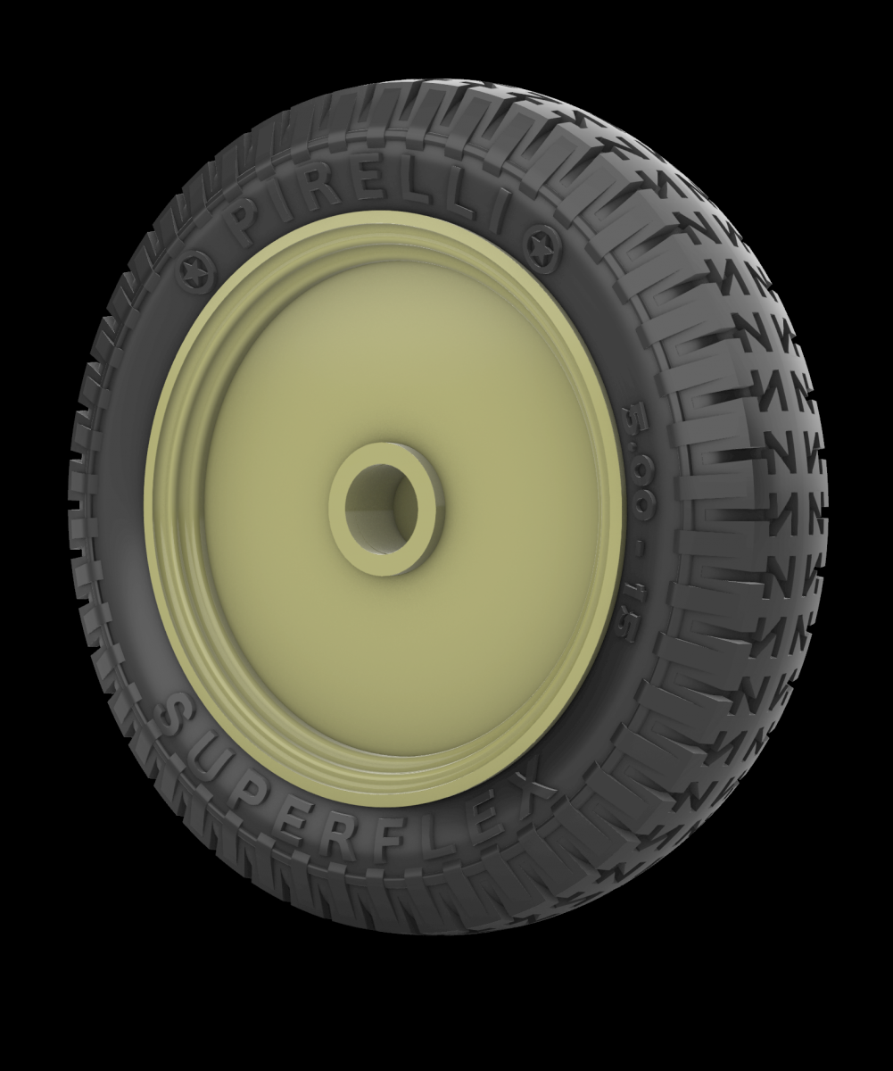 Panzer Art RE35-735 Fiat 508 Road wheels (Crosscountry) 1/35 – zdjęcie 2