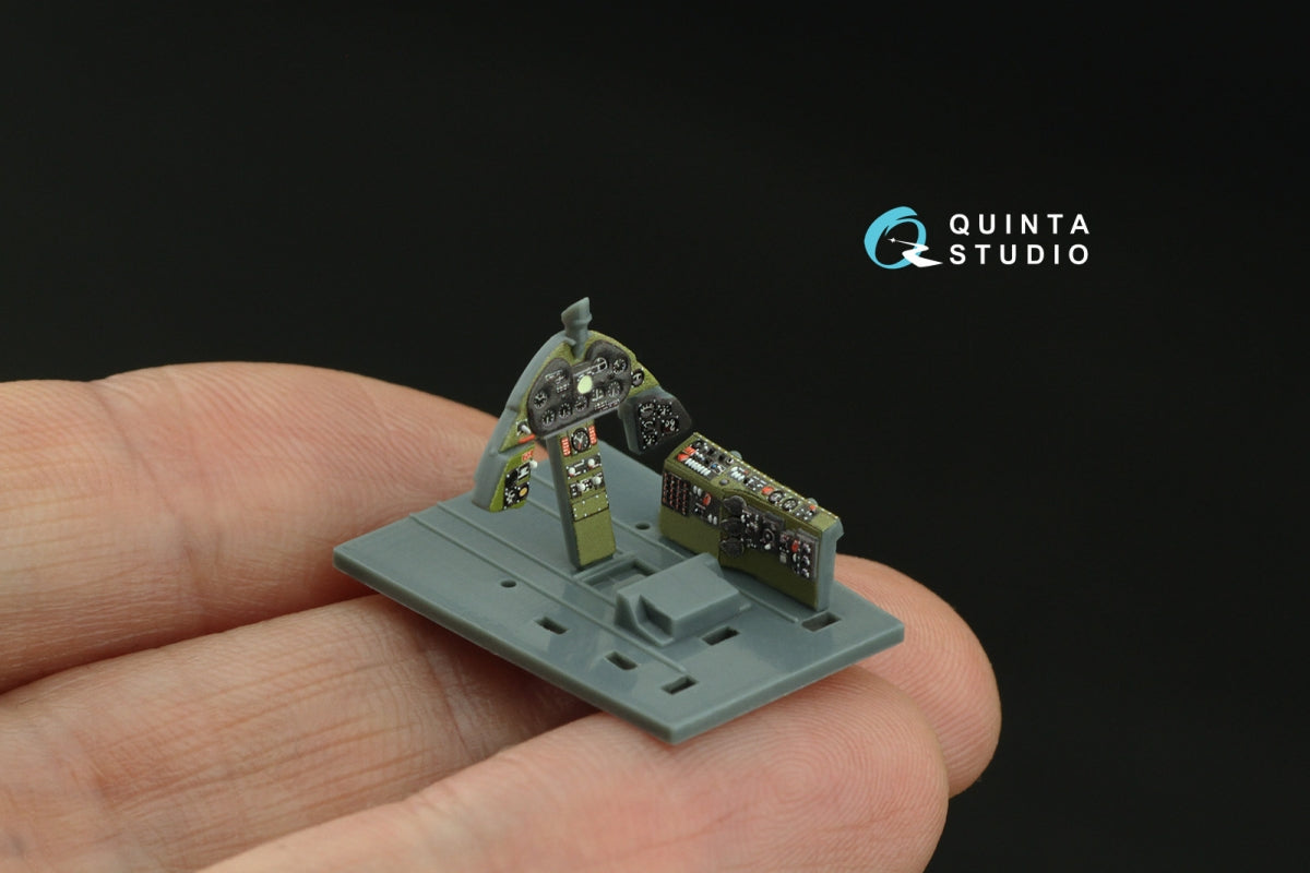 Quinta Studio QD72148 F6F-5 Hellcat 3D-Printed coloured Interior on decal paper (Eduard) 1/72 – zdjęcie 10