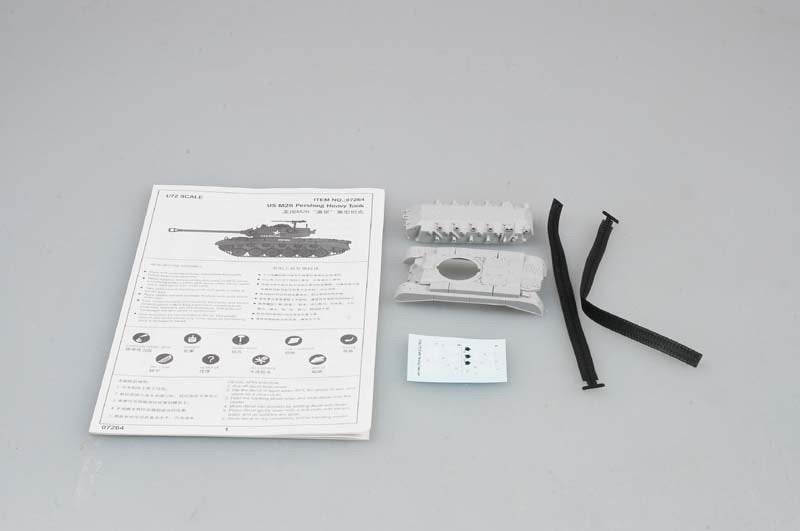 Trumpeter 07264 US M26(T26E3) Pershing Heavy Tank 1/72 – zdjęcie 3