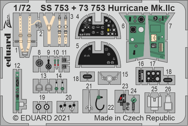 Eduard BIG72166 Hurricane Mk. IIc ZVEZDA 1/72 – image 3