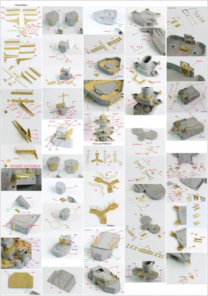 Pontos 23001F2 BISMARCK 1941 Detail Up Set Basic Ver.2 1/200 – zdjęcie 23