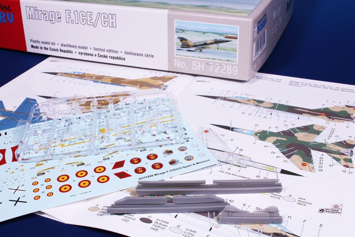 Special Hobby 72289 Mirage F.1 CE/CH 1/72 – zdjęcie 9