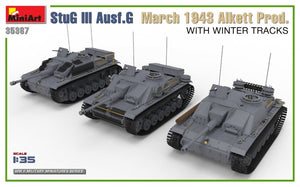 Mini Art 35367 StuG III Ausf. G March 1943 Alkett Prod. WITH WINTER TRACKS. INTERIOR KIT 1/35 – image 2