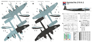 Hobby 2000 72068 Heinkel He 219 A-2 (DRAGON + CARTOGRAF + MASKS) 1/72 – image 5