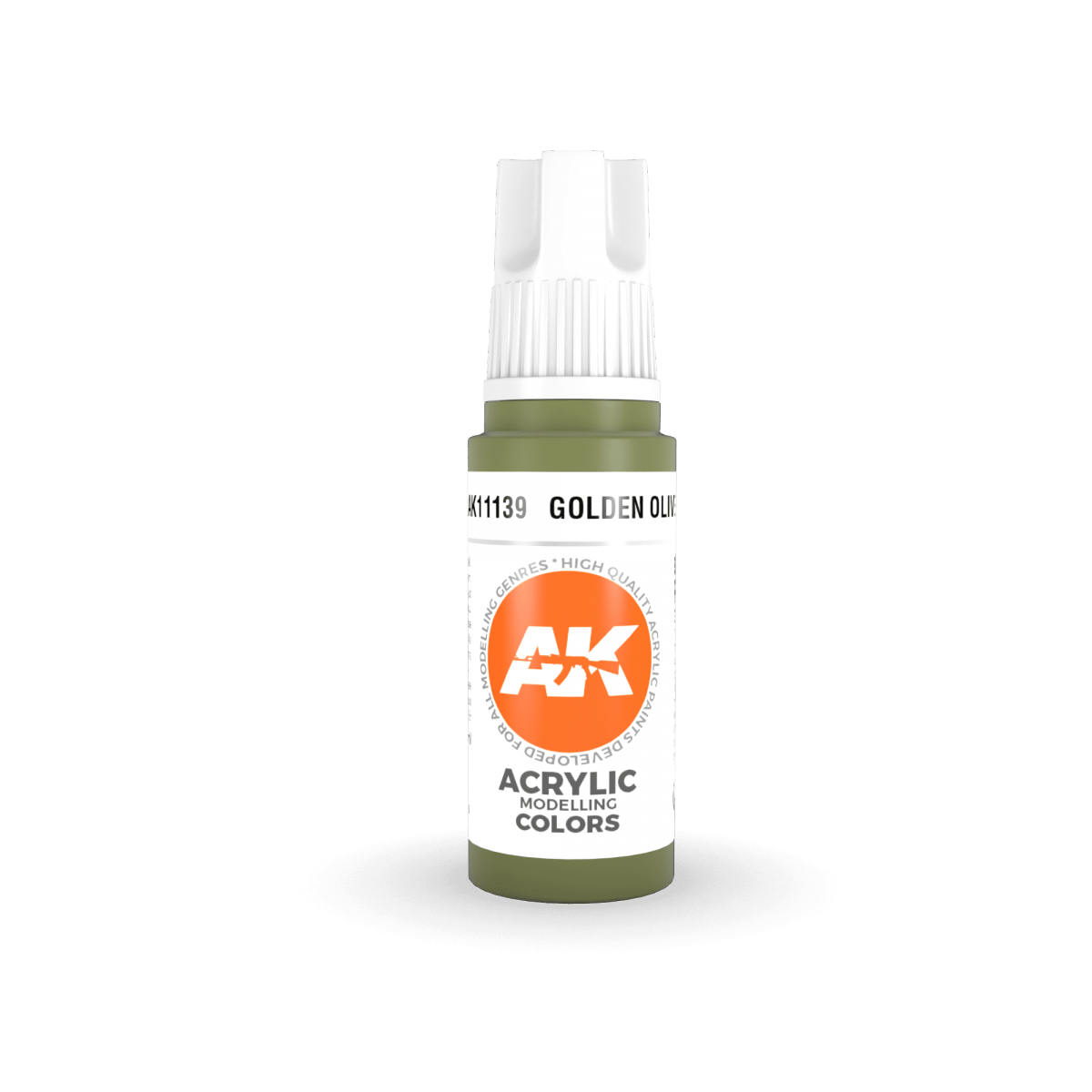 AK Interactive AK11139 GOLDEN OLIVE – STANDARD 17ml – zdjęcie 2