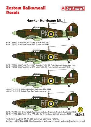 Techmod 48046 - Hawker Hurricane Mk I 1/48 – image 2