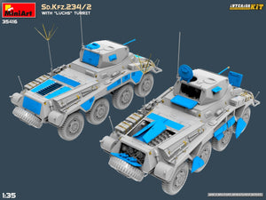 MiniArt 35416 Sd.Kfz.234/2 WITH LUCHS TURRET. INTERIOR KIT 1/35 – zdjęcie 7