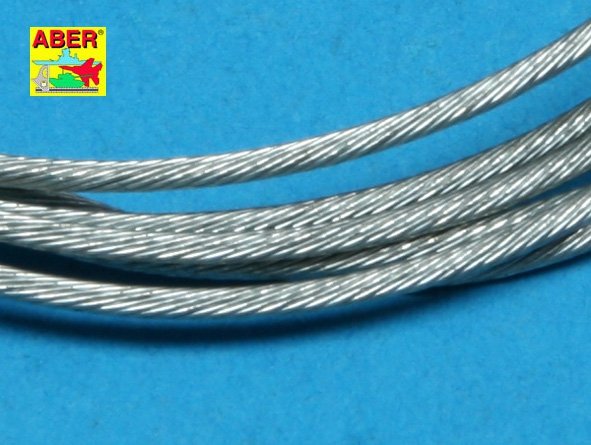 Aber TCS12 Stainless Steel Towing Cables 1.2mm, 1m long – image 3