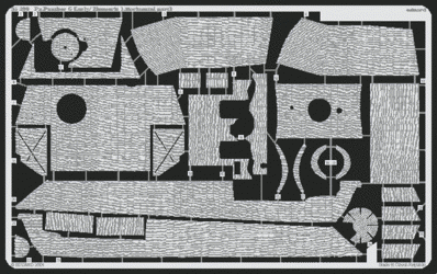 Eduard 35393 Panther Ausf. G early Zimmerit Horizontal 1/35 Tamiya – Bild 2