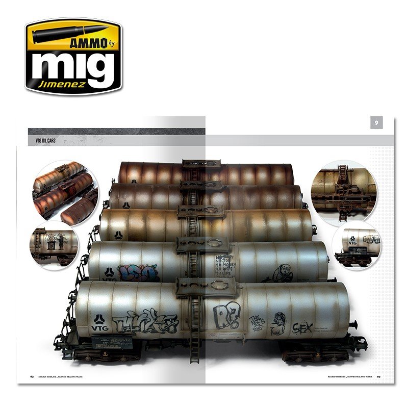 AMMO of Mig Jimenez 6250 MODELLING SCHOOL - RAILWAY MODELING: PAINTING REALISTIC TRAINS – zdjęcie 3