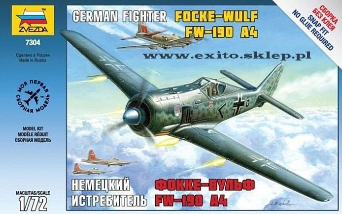 Zvezda 7304 Focke Wulf Fw 190A-4 1/72