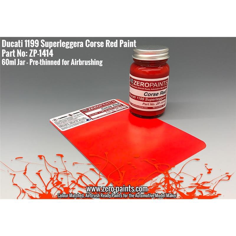 Zero Paints ZP-1414 Ducati 1199 Superleggera Corsa Red 60ml – zdjęcie 2
