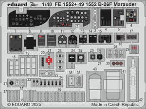 Eduard FE1552 B-26F Marauder ICM 1/48
