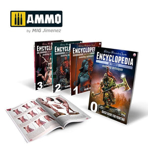 Ammo of Mig 6219 Complete Encyclopedia of Figures Modeling Techniques - 4 volumes