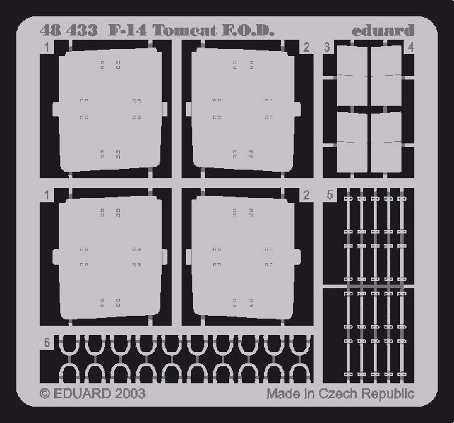 Eduard BIG4816 F-14A 1/48 HASEGAWA – zdjęcie 3