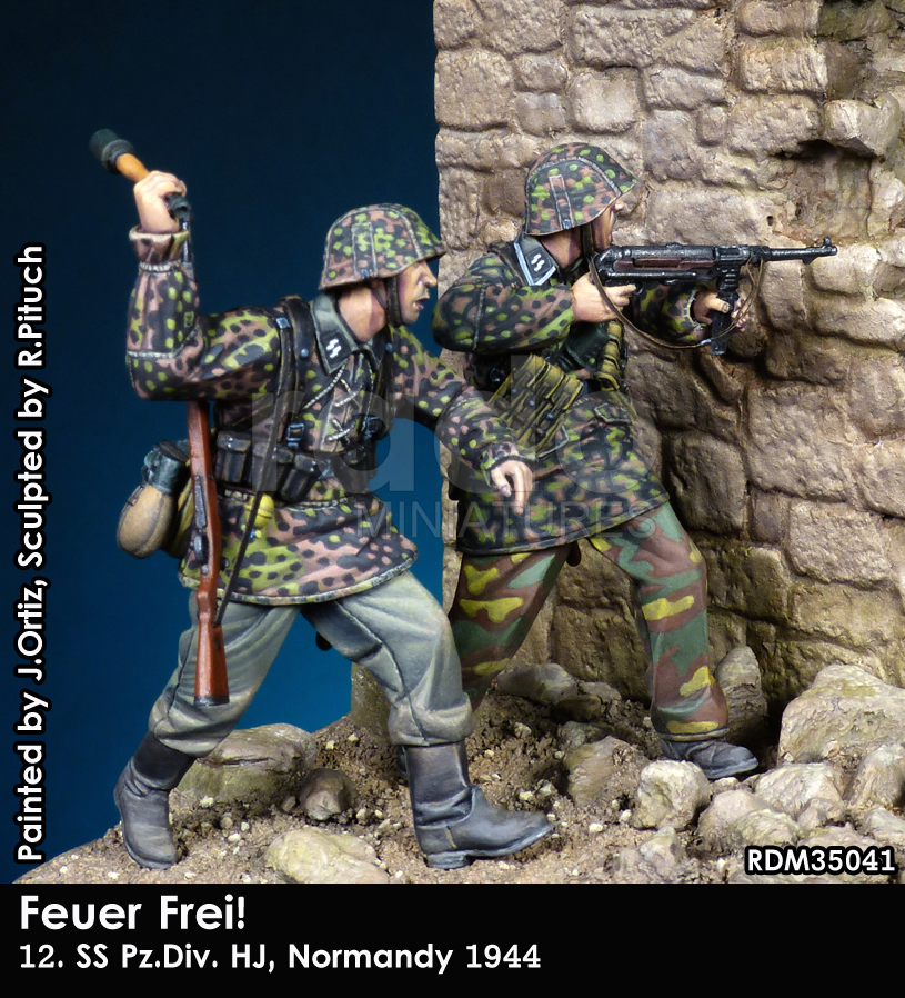 RADO Miniatures RDM35041 Feuer Frei 12.SS Pz.DiV. HJ Normandy 1944 1/35 – zdjęcie 2