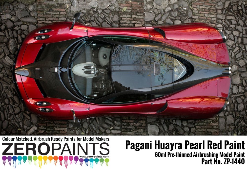 Zero Paints ZP-1440 Pagani Huayra Pearl Red Paint 60ml – zdjęcie 5