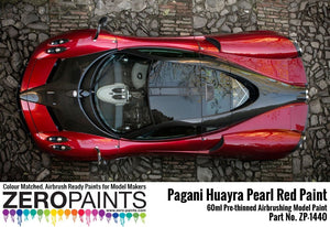 Zero Paints ZP-1440 Pagani Huayra Pearl Red Paint 60ml – zdjęcie 5