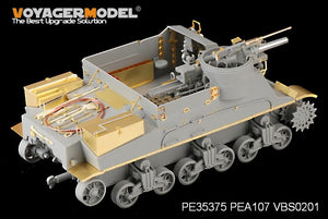 Maquette Voyager PE35375 Fusil américain M7 Priest de la Seconde Guerre mondiale (production intermédiaire) avec étui à munitions et ensemble téléphonique pour DRAGON 6637 au 1/35 – image 5